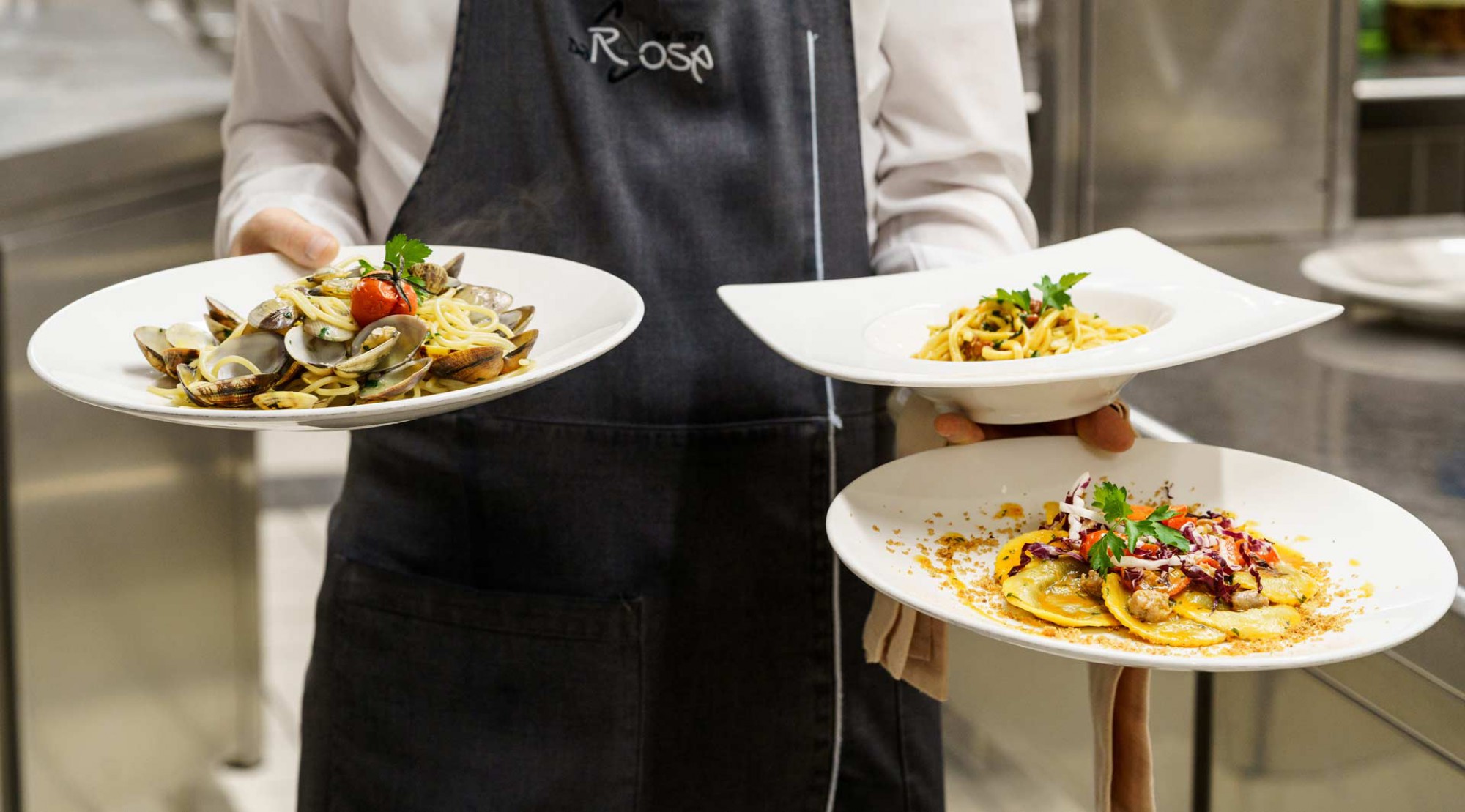 Ristorante Pizzeria Da Rosa  La qualità della pizza e la freschezza del  pesce nel nostro ristorante a Como