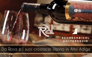 Da Rosa e i suoi crostacei vanno in Alto Adige: serata degustazione con i vini Colterenzio